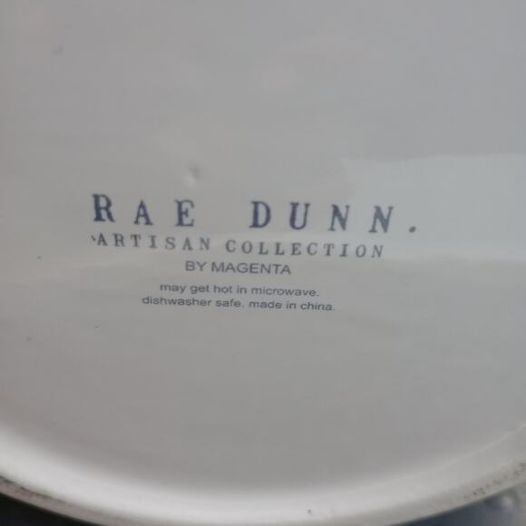 Rae Dunn Ceramic Flour Print Large Kitchen Canister Jar - Picture 5 of 8